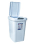 Sterilite 7.5 Gallon White Touch Can