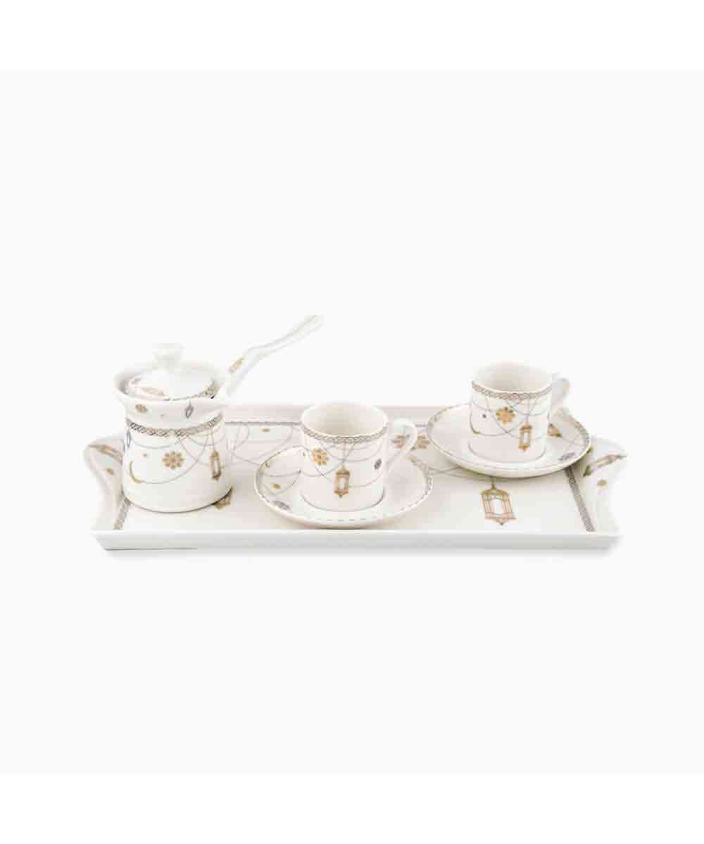 Rosa Farha Turkish Coffee Set of 6 Pieces
