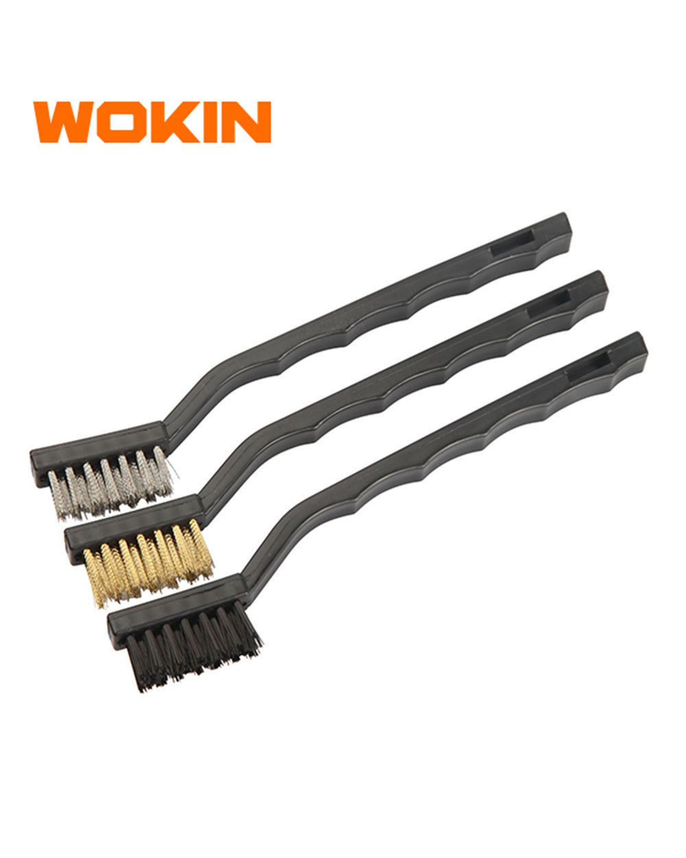 Wokin 180mm Wire Brushes Set of 3
