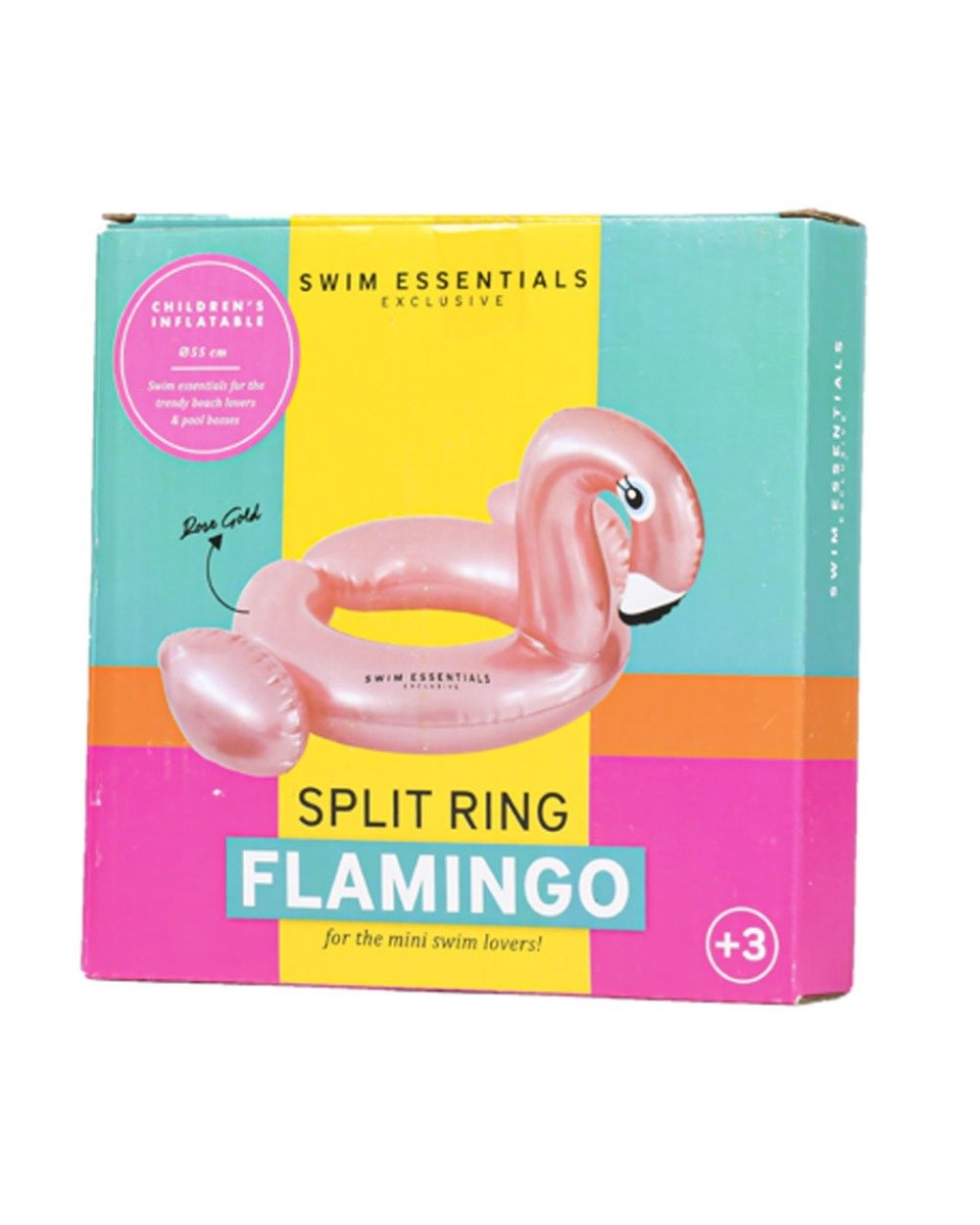 Swim Essentials Splitring Rose Gold Flamingo 56cm