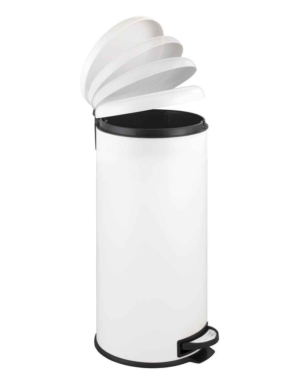 Wenko Pedal Bin Leman White Easy-Close 30 Liter