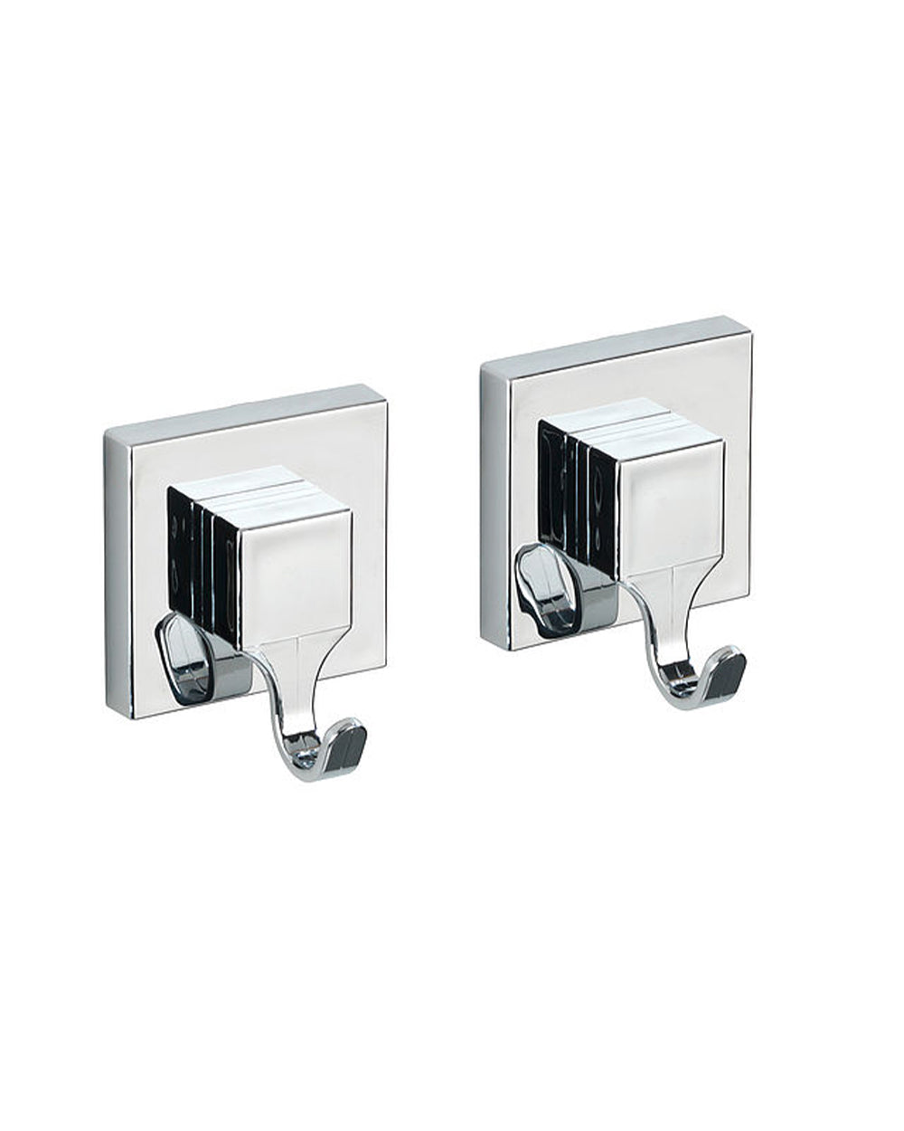 Wenko Vacuum-Loc Quadro Wall Hook Set of 2