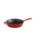 Tramontina 10 inch Skillet Cast Iron Red