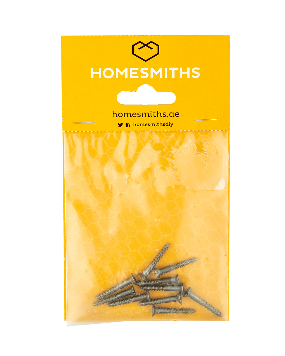 Homesmiths M.S Wood Screw 8mm x 1.25 inch