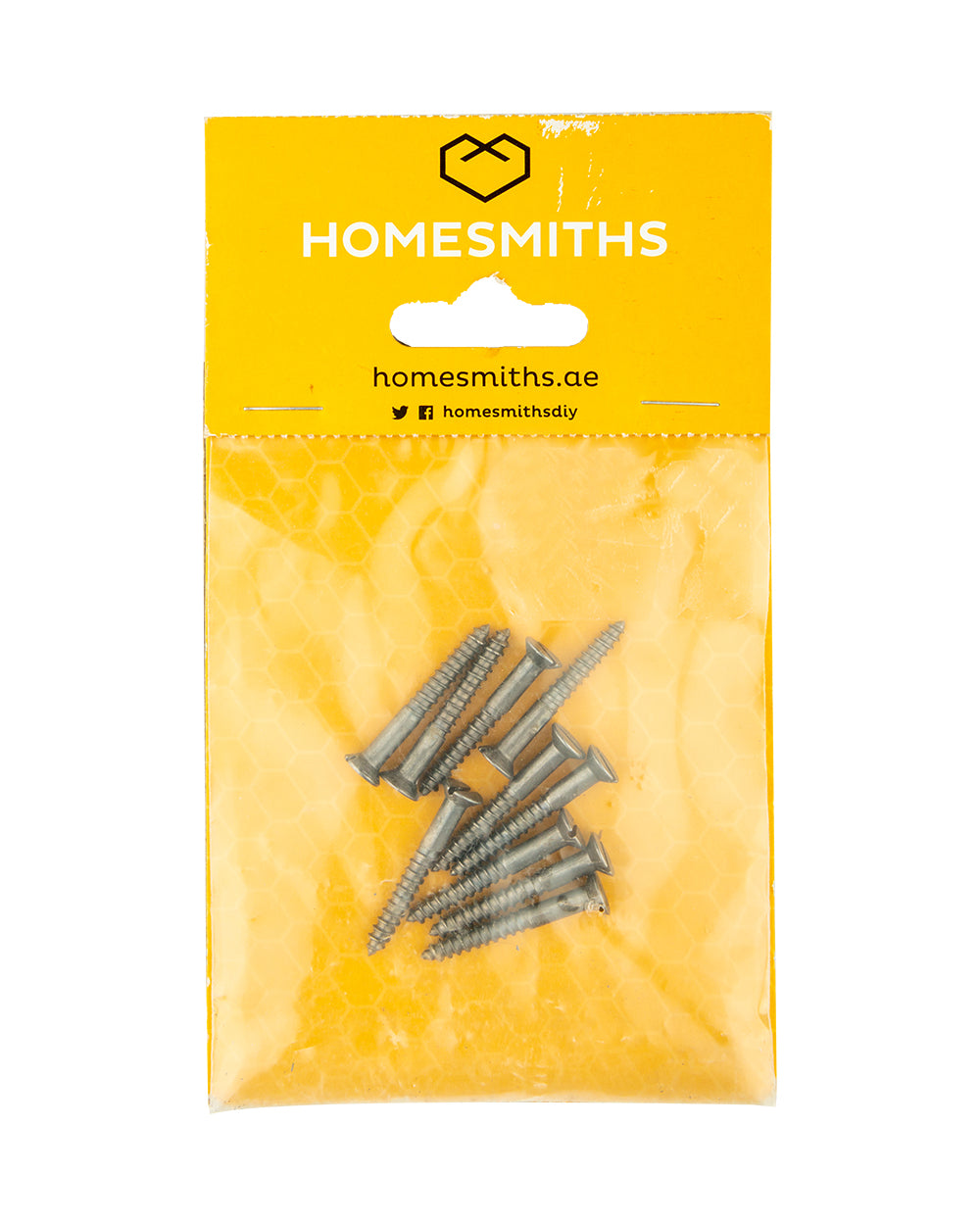 Homesmiths M.S Wood Screw 7mm x 1.5 inch