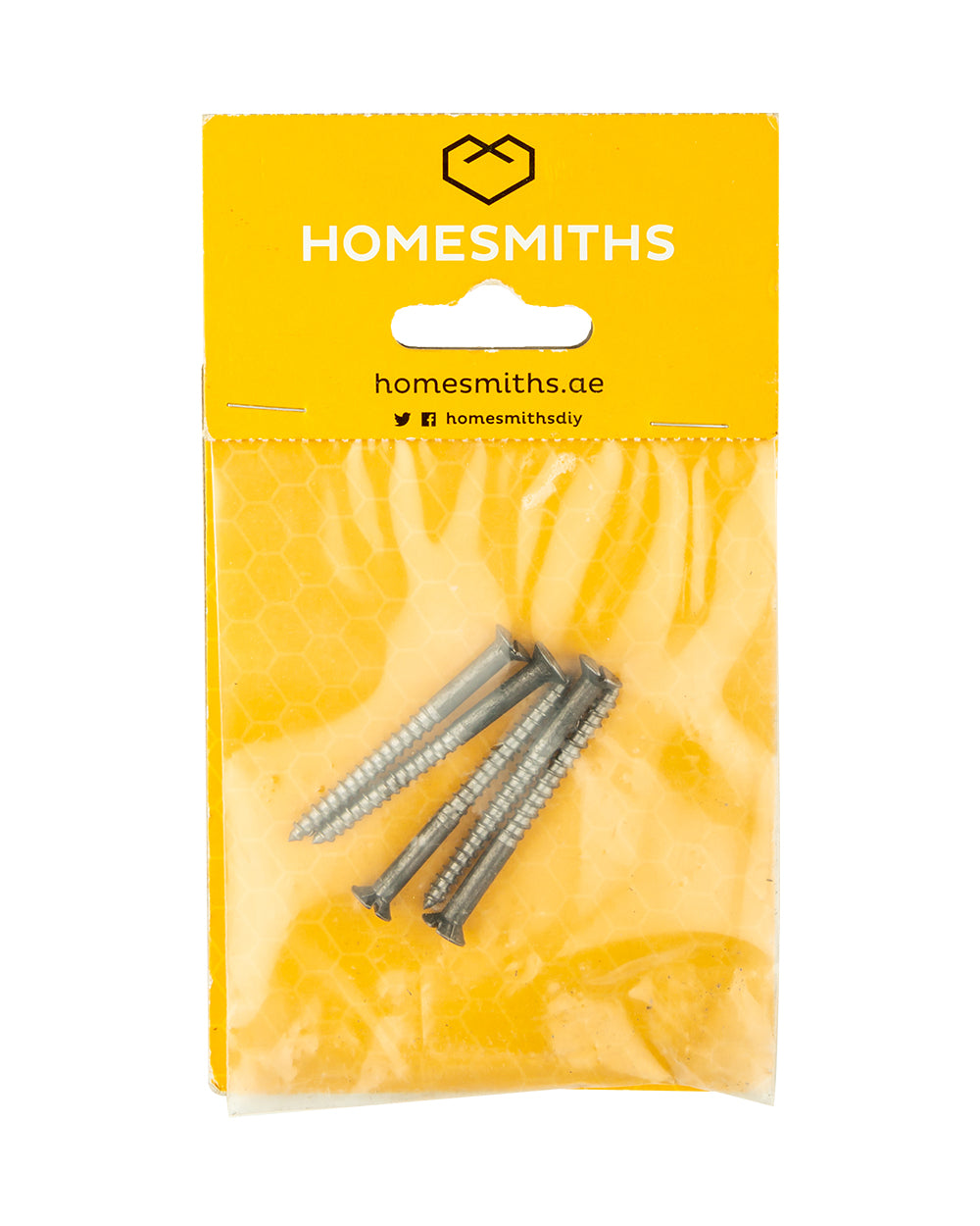 Homesmiths M.S Wood Screw 8mm x 2 inch