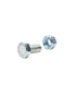 Homesmiths G.I Bolts & Nut 12 X 25 mm
