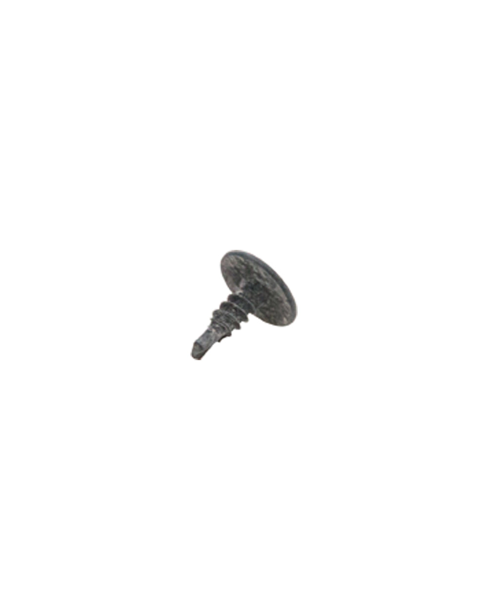 Homesmiths Channel Screw Wafer Head Black 6mm x 0.43 inch