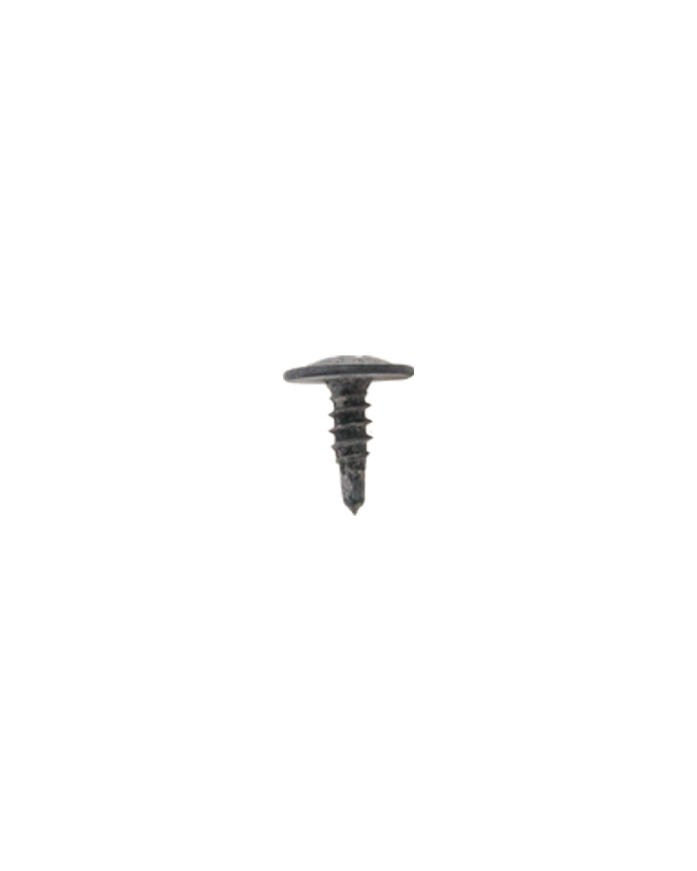 Homesmiths Channel Screw Wafer Head Black 6mm x 0.43 inch