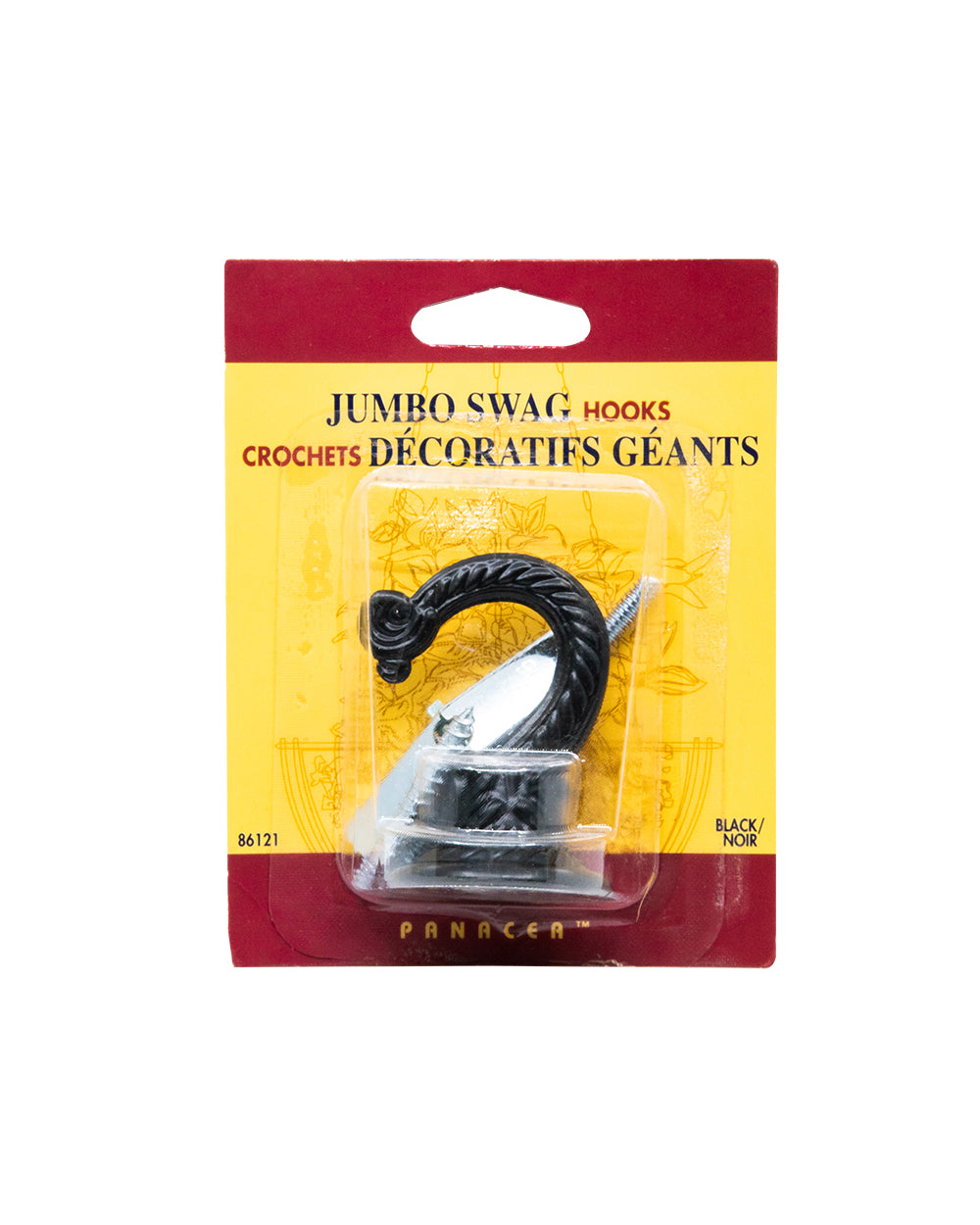 Panacea Jumbo Black Ceiling Hook
