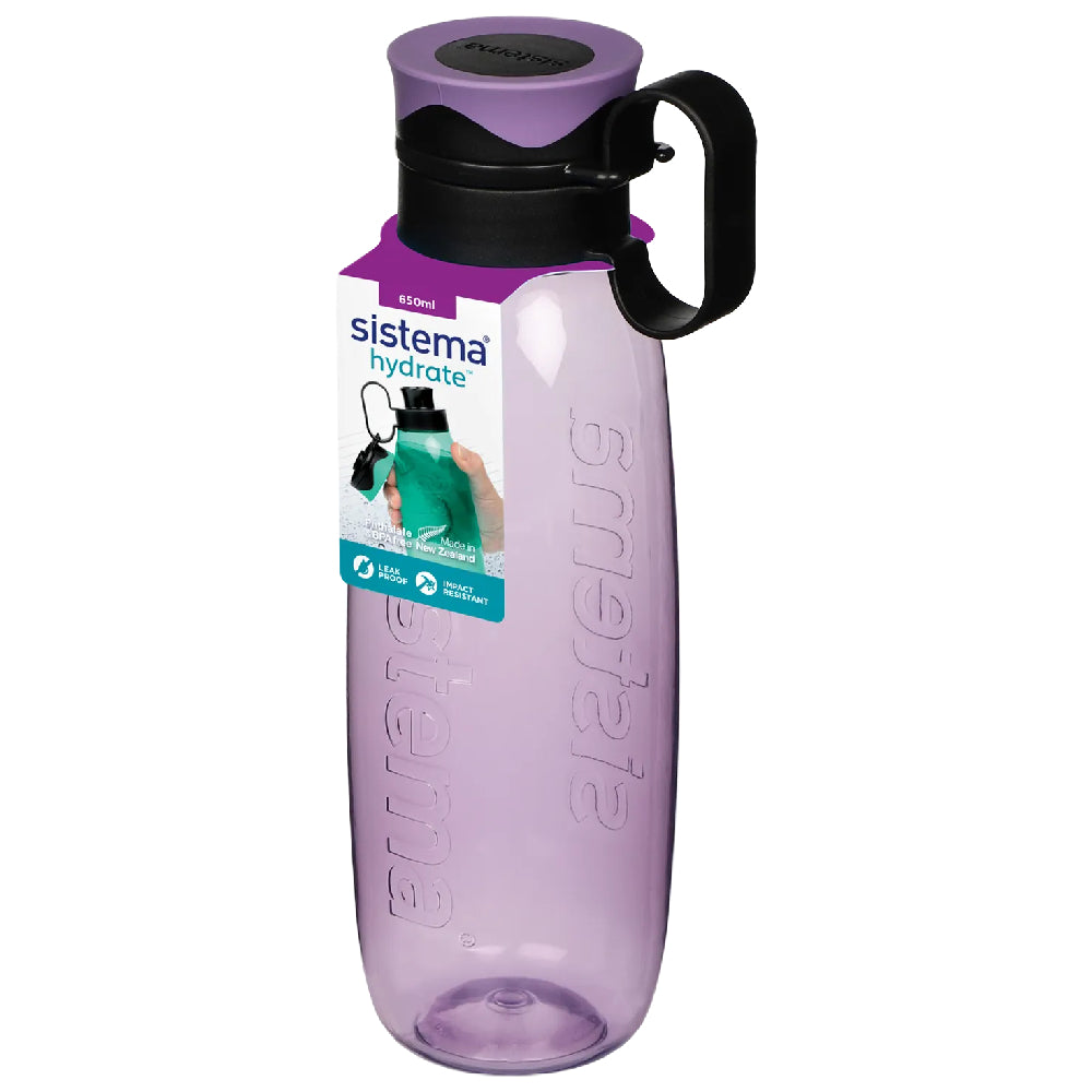 Sistema 650ml Traverse Bottle Purple