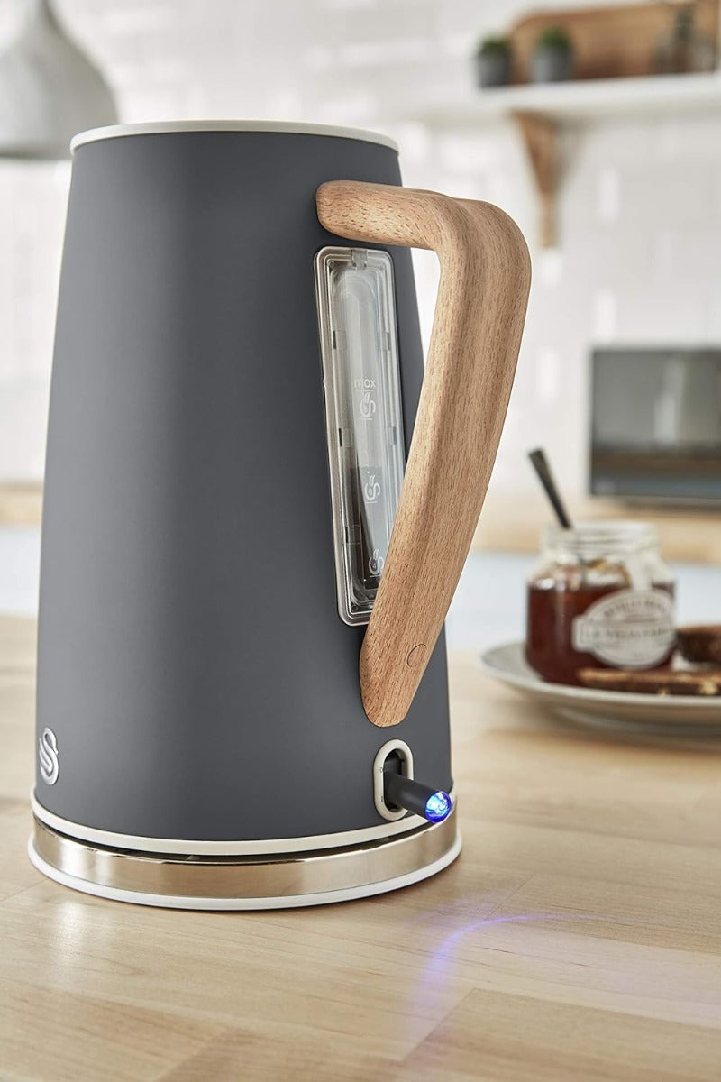 Swan 1.7L Nordic Cordless Kettle Grey