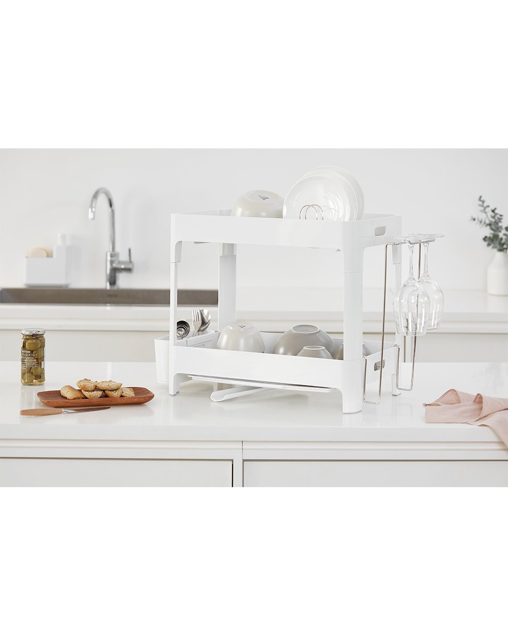 Sysmax Retem Dish Drying Rack 1 Layer White