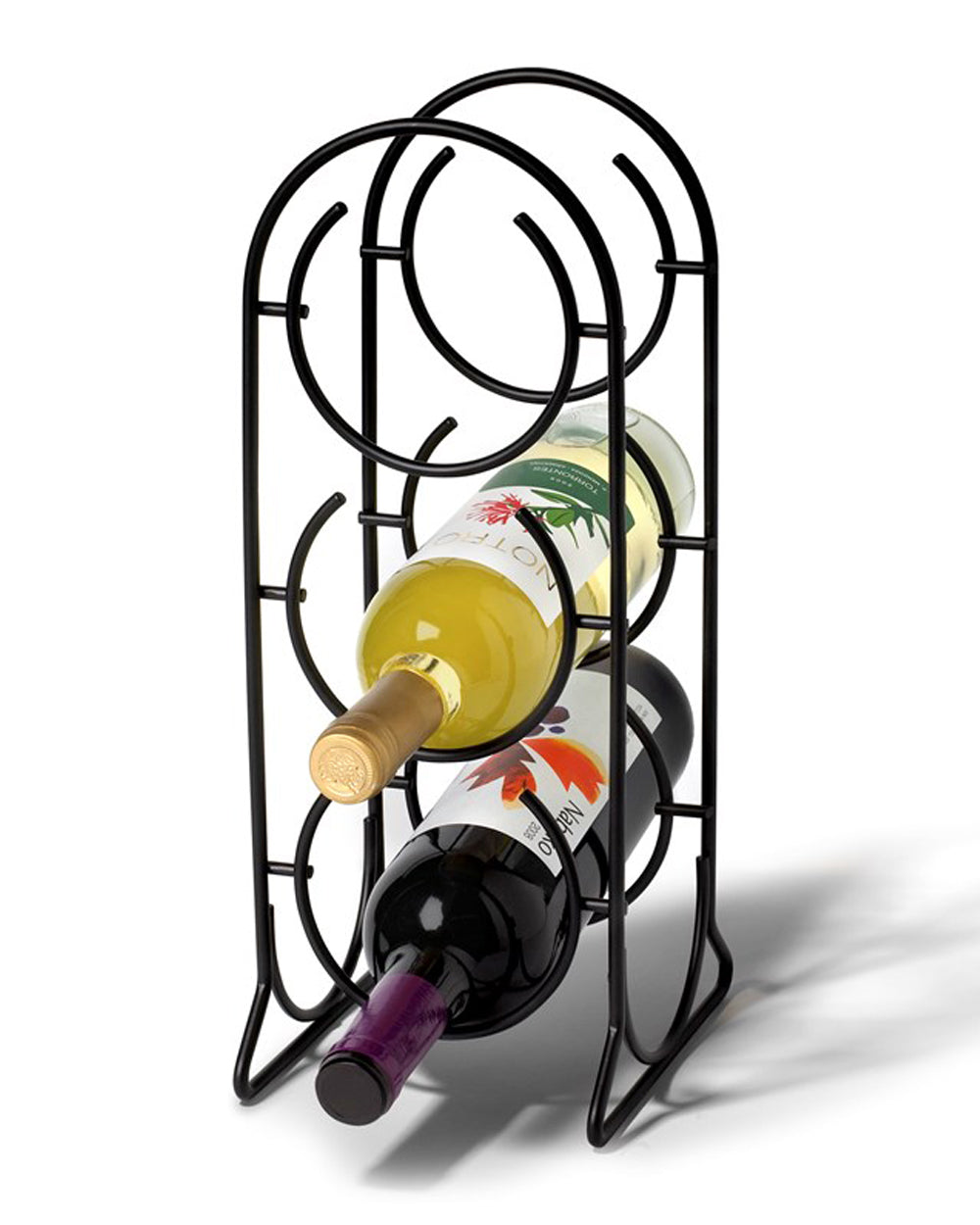 Spectrum Horseshoe 3 Bottle Wine Rack Black