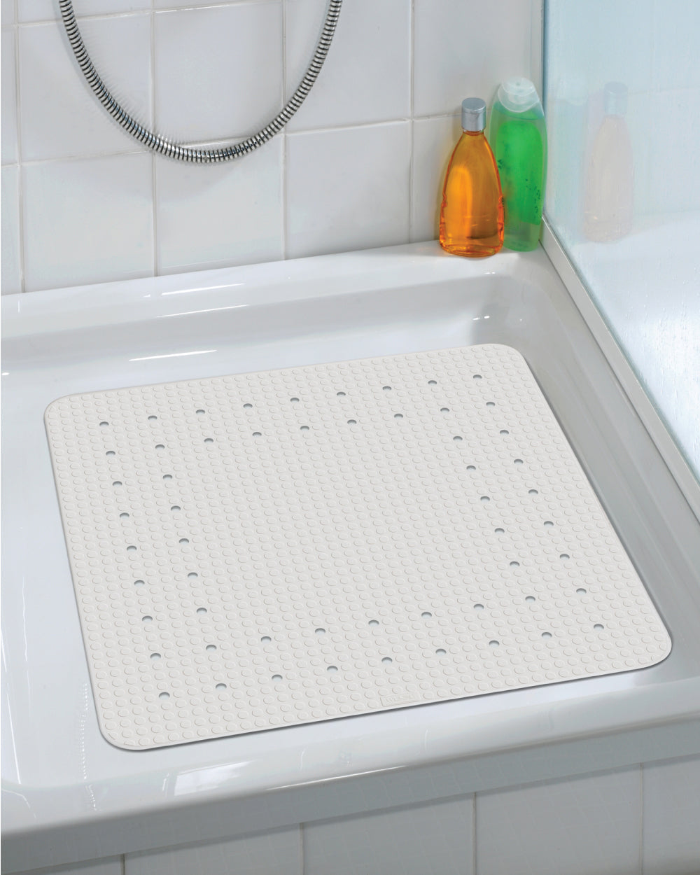 Wenko Shower Mat Mirasol White 54 x 54 cm