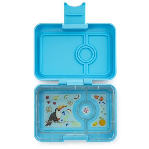 Yumbox Snack 3-Compartment Snack Box Blue