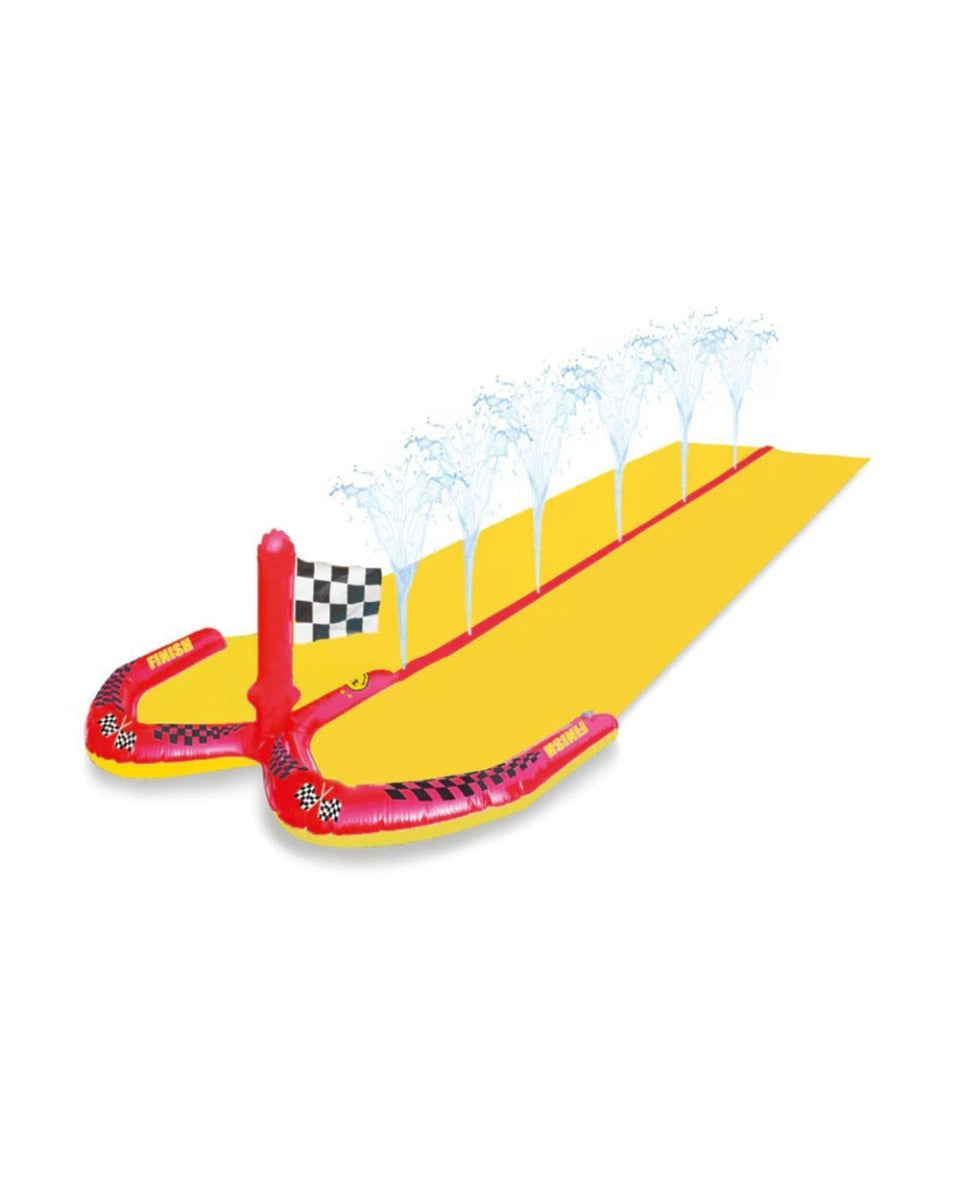 Swim Essentials Double Waterslide Racing Sprinkler