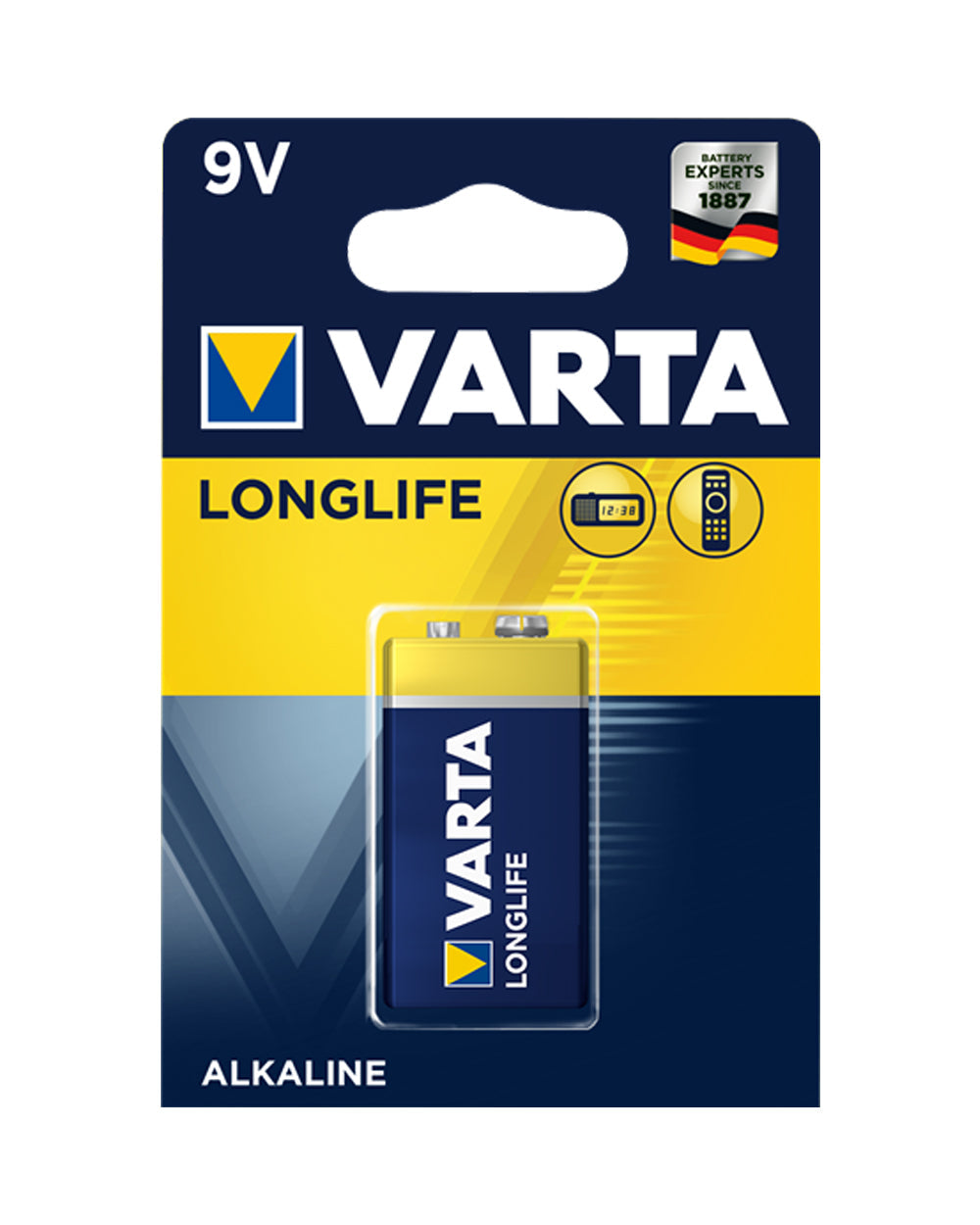 VARTA Longlife 1 x 9V Batteries