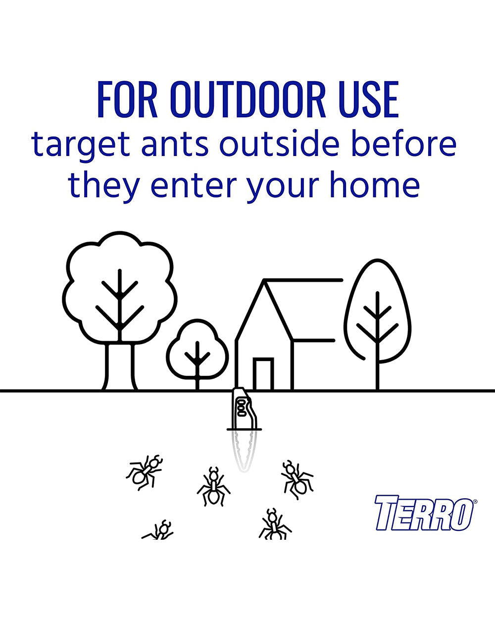 Terro T1813B Liquid Ant Bait Stake Ant Killer Trap 12 Ant Bait Stake