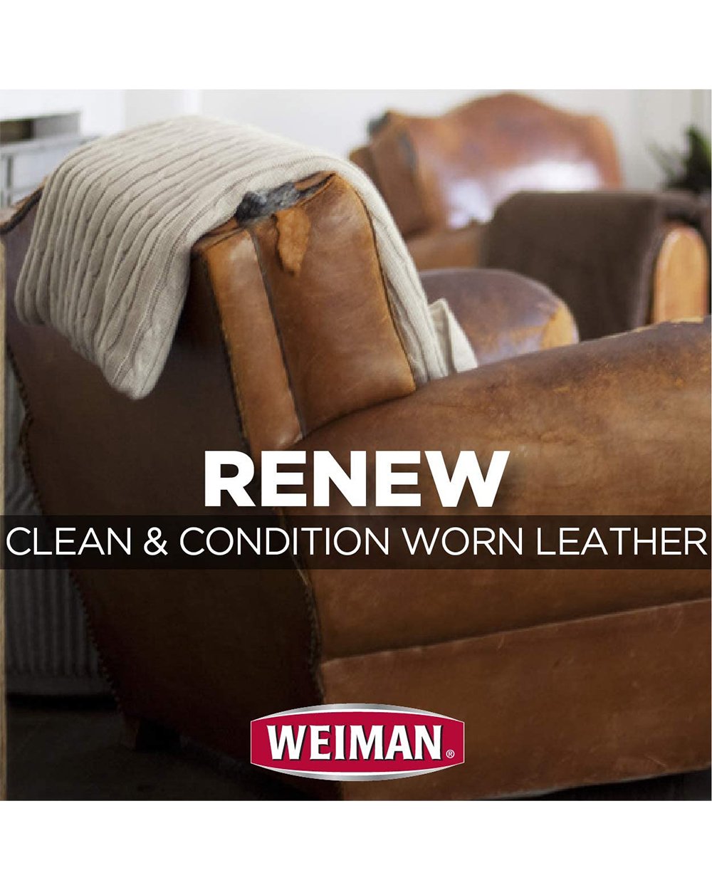 Weiman 470ML Leather Spray Leather Cleaner & Conditioner