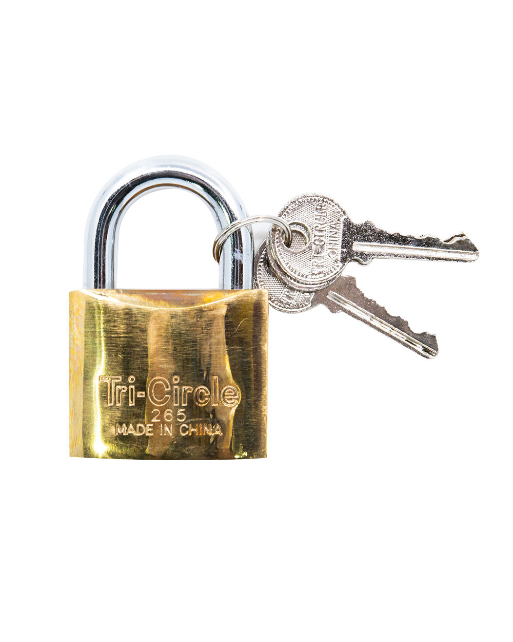 Tri-Circle Solid Brass Padlock 265