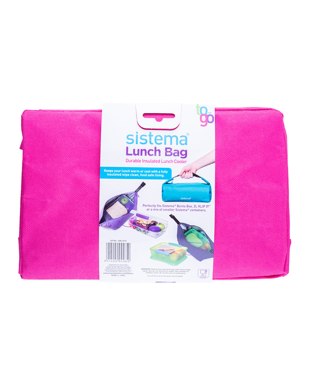Sistema Lunch Bag Pink