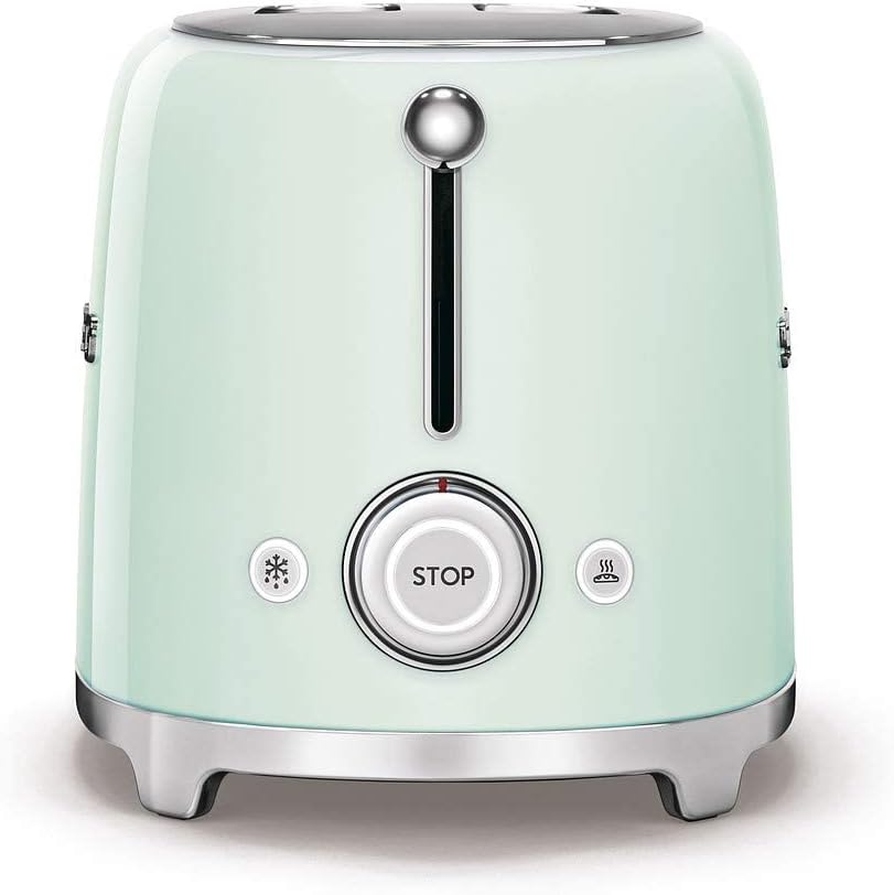 Smeg 2 Slice Toaster Pastel Green