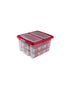 Sunware Nesta Christmas Storage Box 32 Liter with Trays for 32 Baubles