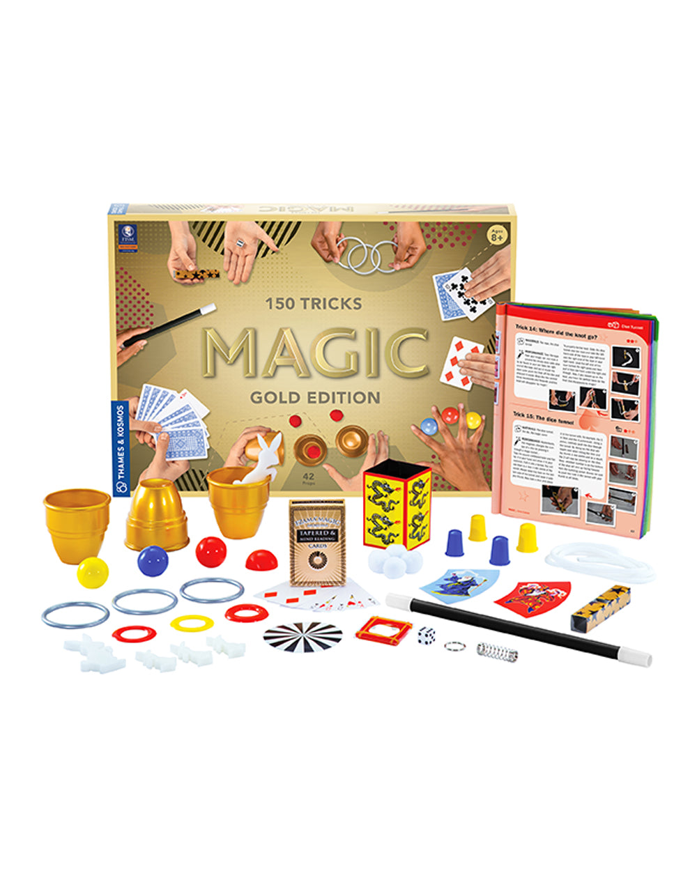 Thames & Kosmos Magic Gold Edition Playset with 150 Tricks