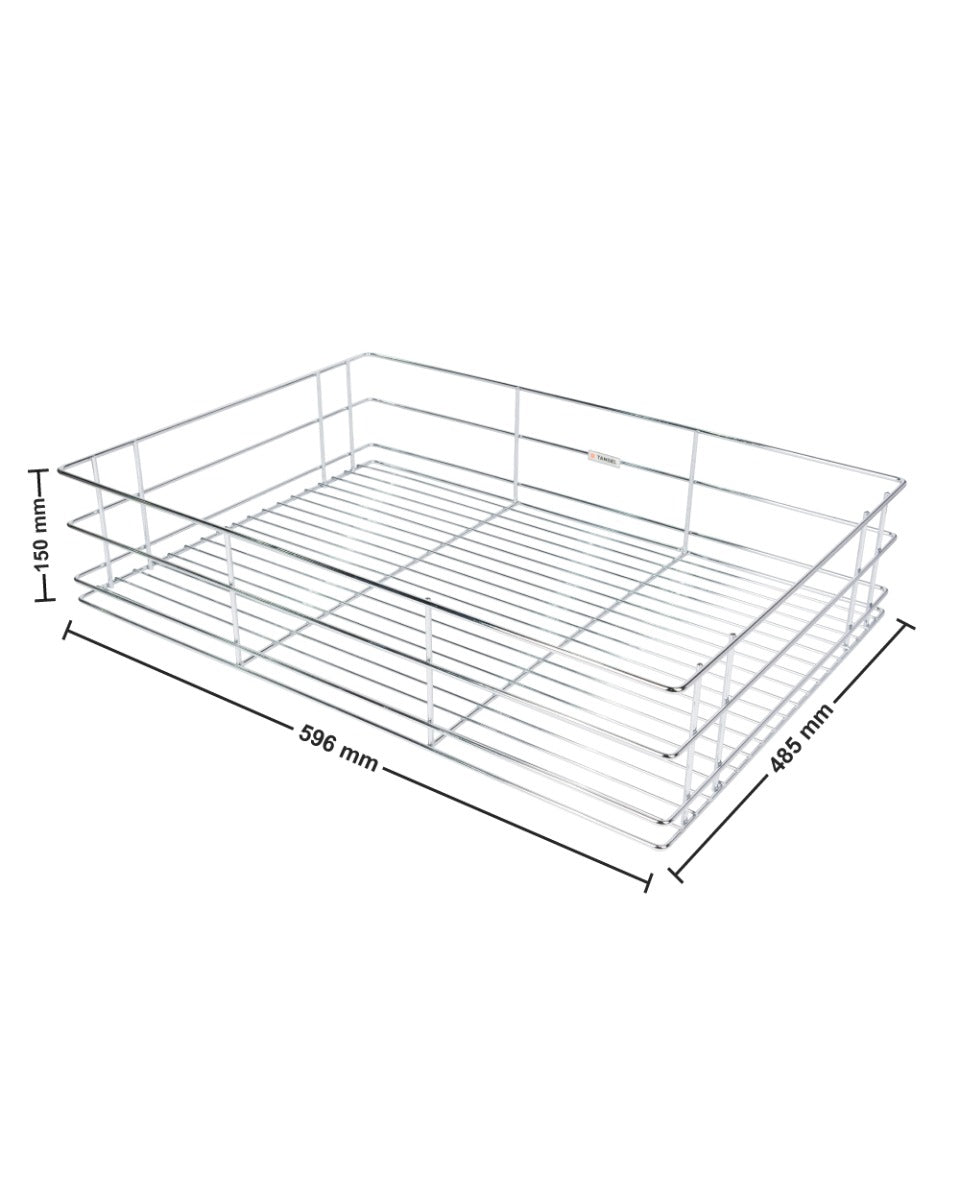 Tansel Pantry Pull Out Drawer with Slides L 596 x H 150 x W 485 mm