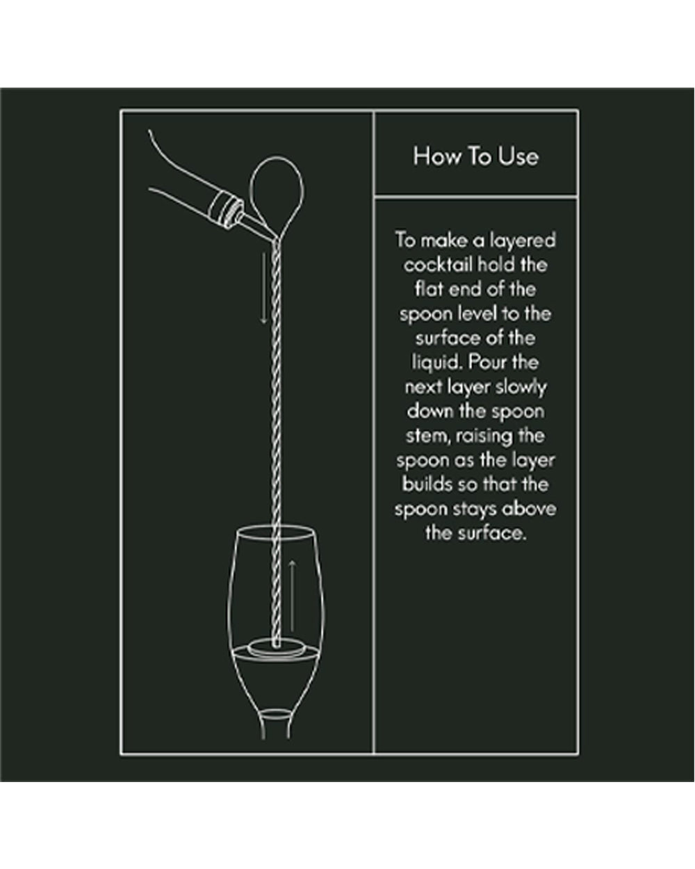 Viners Barware Cocktail Mixing Spoon