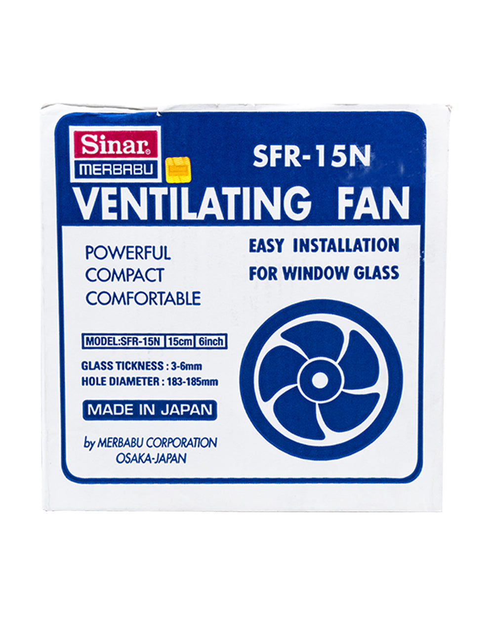 Sinar 6 inch Round Exhaust Fan