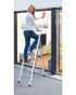 Wenko 4 Step Aluminium Design Stepladder