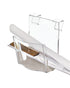 The Home Edit Hanging Hair Tool Organizer Clear & Grey