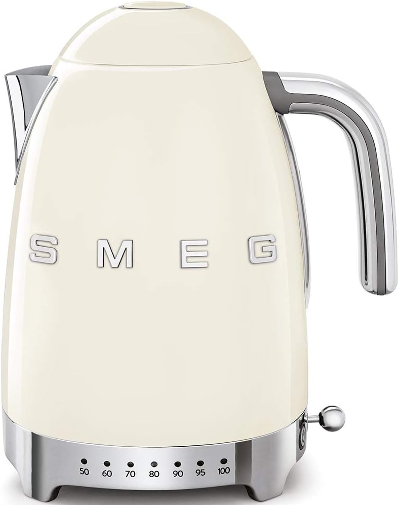 Smeg Variable Temperature Kettle Cream