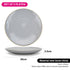 Fissman 2 Pieces Plates Firmina Gray 26Cm New Bone China