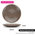 Fissman 2 Pieces Plates Firmina Brown 21Cm New Bone China