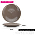 Fissman 2 Pieces Plates Firmina Brown 26Cm New Bone China