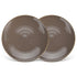 Fissman 2 Pieces Plates Firmina Brown 26Cm New Bone China