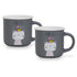 Fissman 2 Piece Mugs 380ML For You
