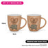 Fissman 2 Piece Mugs 380ML Be Free