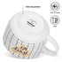 Fissman 2 Piece Mugs 580ML Happy Day Checked