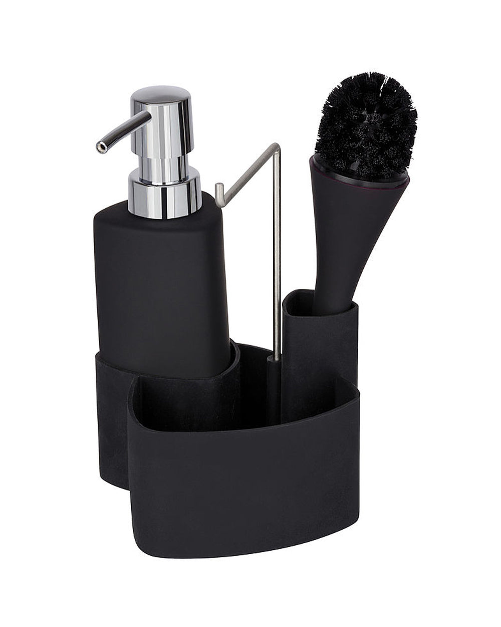 Wenko Wash Up Set Empire Black 11 x 12.5 x 19 cm Black