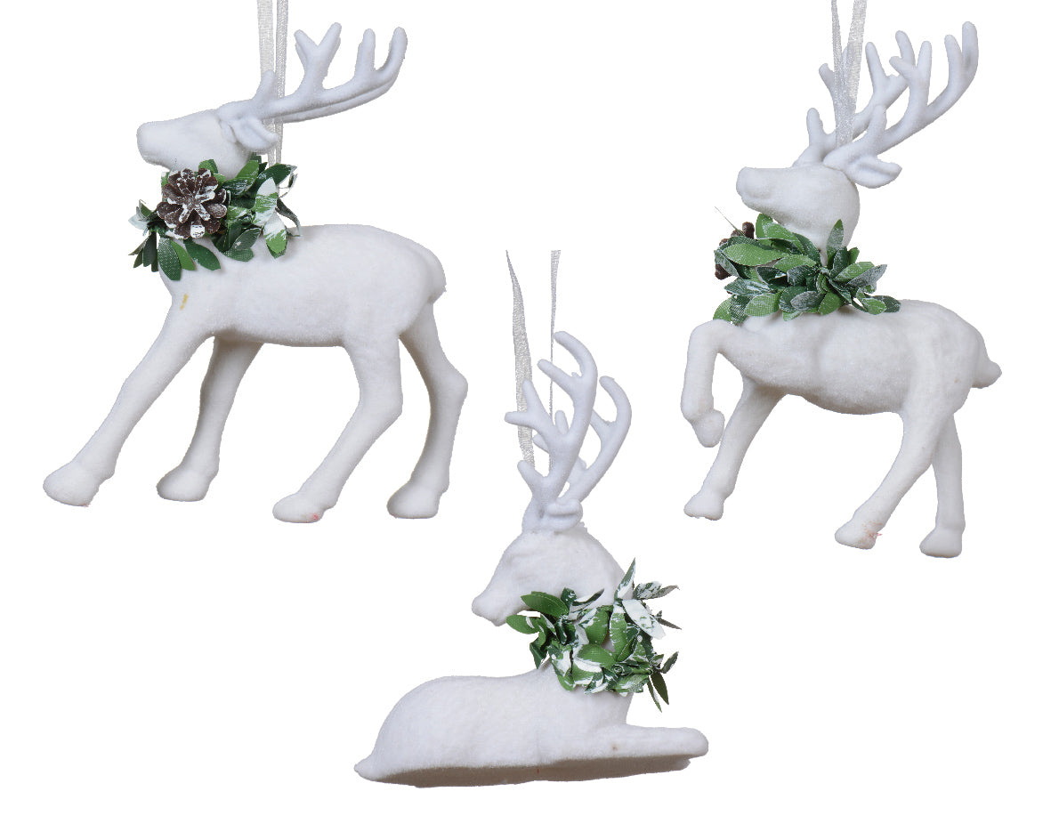 Homesmiths Deer Foam PVC Leaf White