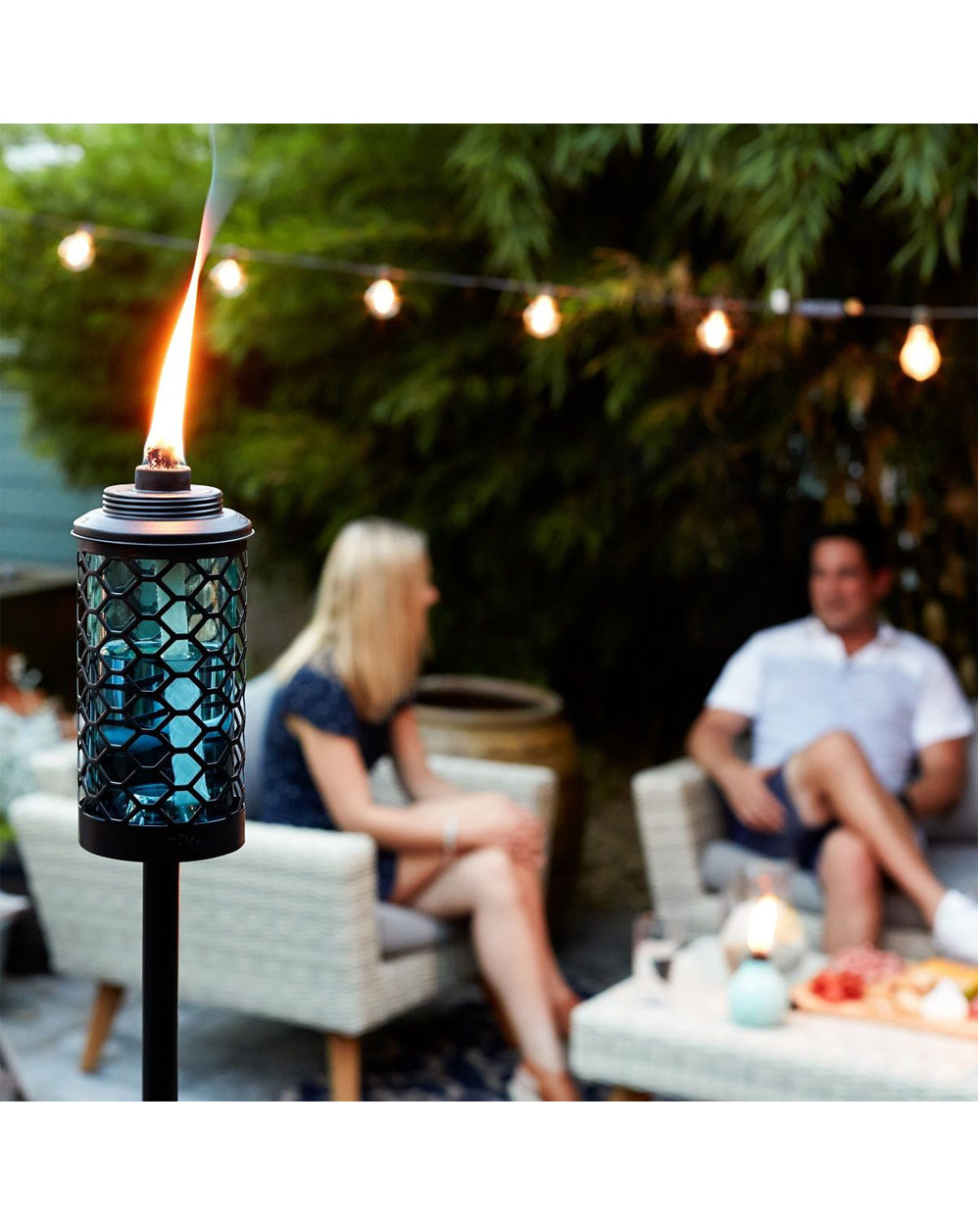 Tiki Brand 65 inch Honeycomb Glass Torch