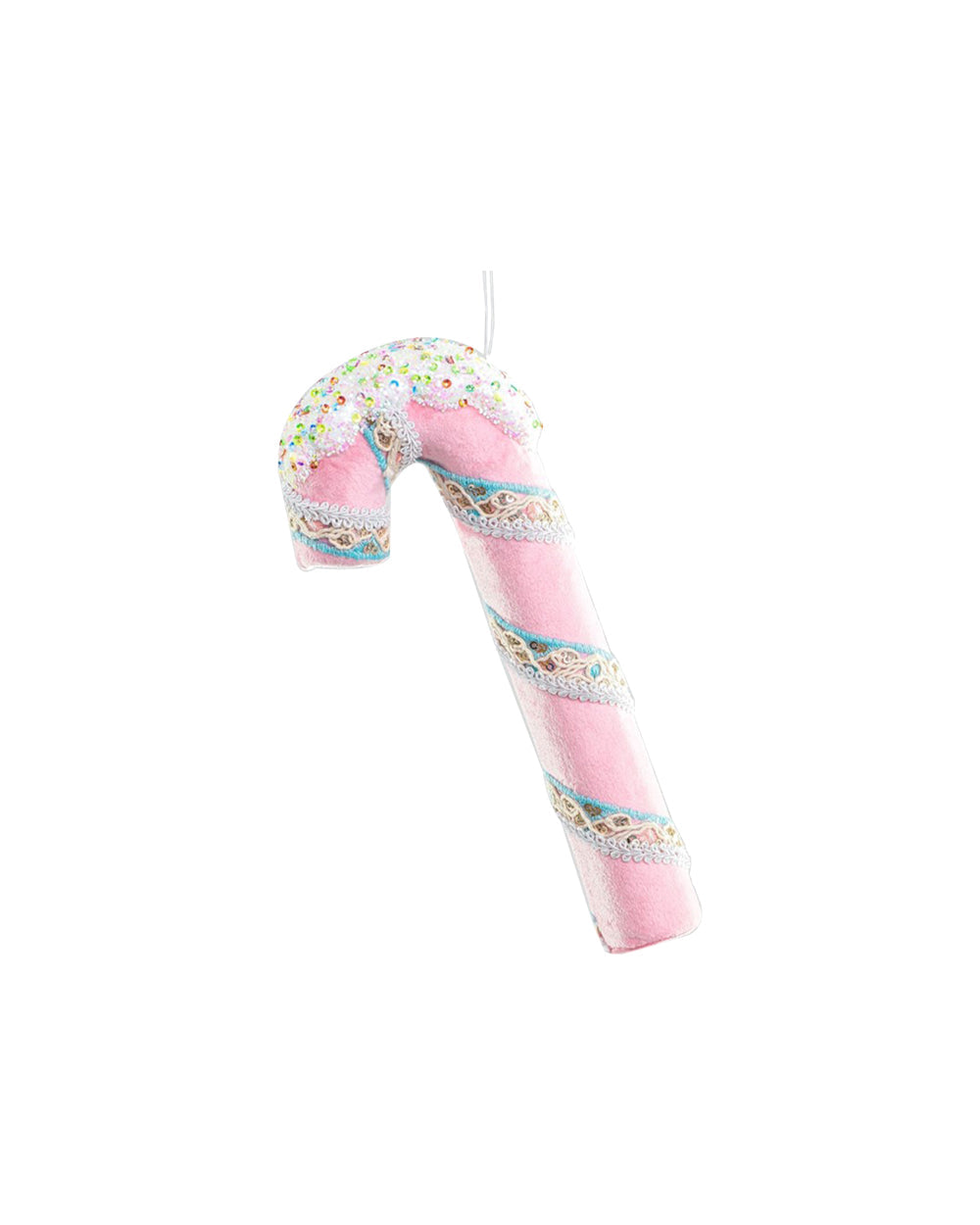 Swift 23cm Decorated Candy Cane Pink