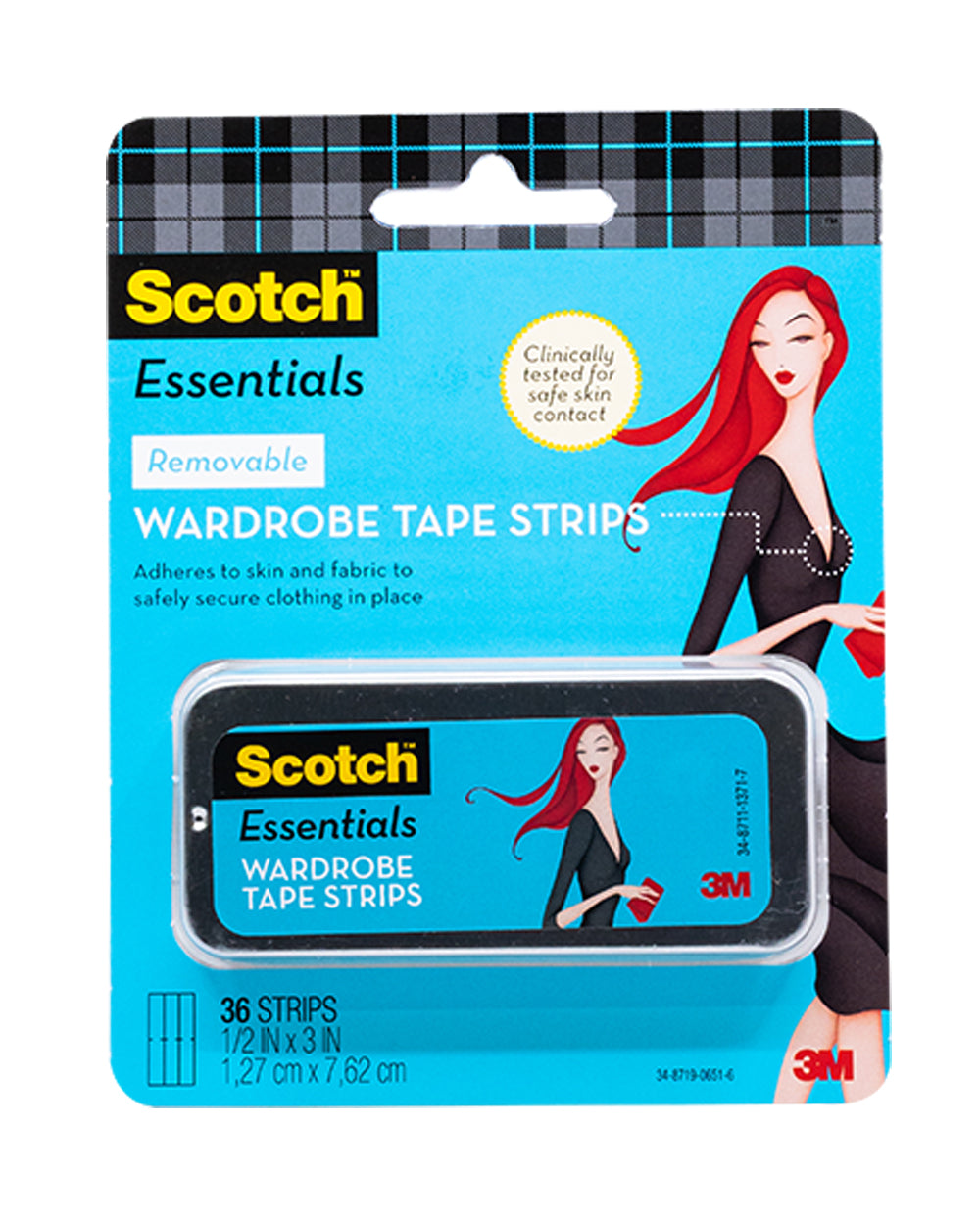 Scotch Essentials Wardrobe Tape Strips