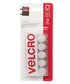 Velcro Coin 5/8 Inches White