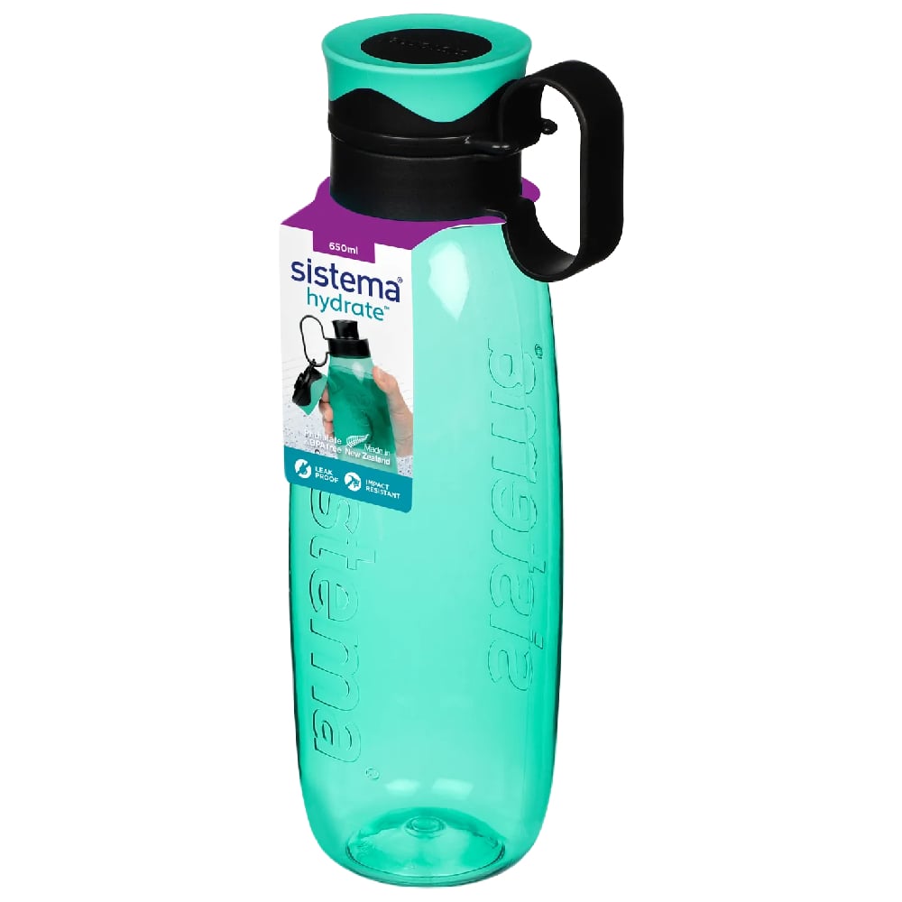Sistema 650ml Traverse Bottle Green