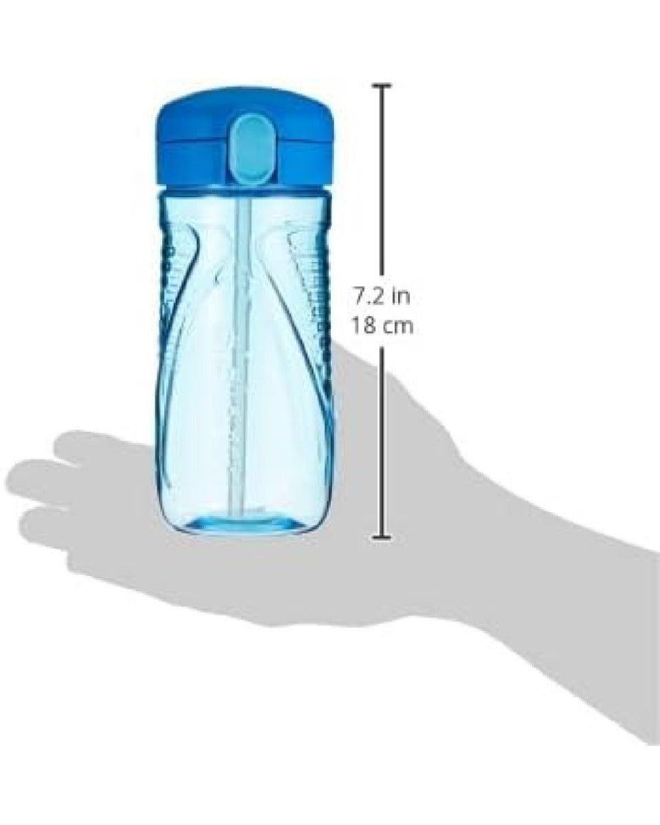 Sistema 520ML Tritan Quick Flip Water Bottle Blue